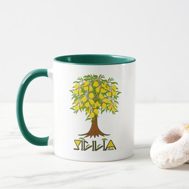 Lemon tree mug (With Donut)