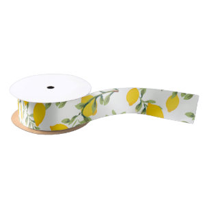 Lemon Tree Ribbon Satin Ribbon