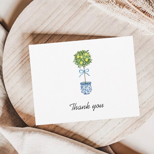 Lemon Tree Thank you Card (Creator Uploaded)