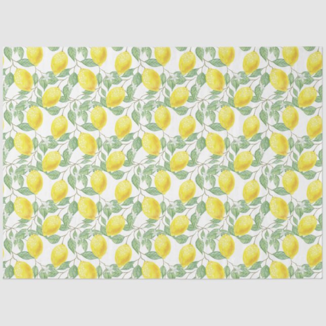 Lemon Tree Tissue Paper (Front)