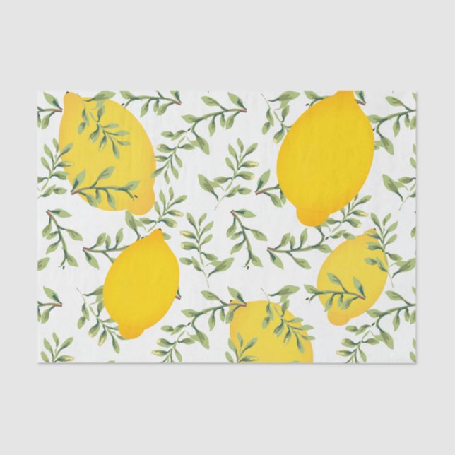 Lemon Tree Tissue Paper (Front)