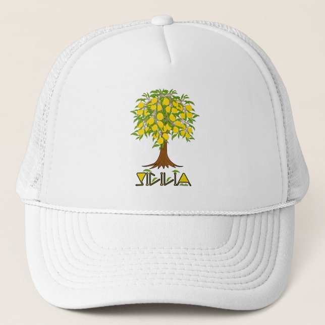Lemon tree trucker hat (Front)