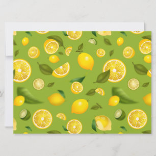 Lemon Variety 8 Invitation