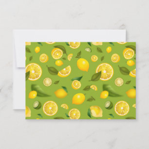 Lemon Variety 8 RSVP Card