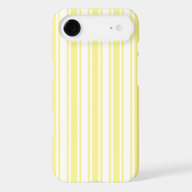 Lemon yellow and white candy stripes (Back)