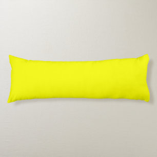 Lemon Yellow Body Pillow 20" x 54"