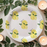 Lemon Yellow Bridal Shower Paper Plate<br><div class="desc">Lemon Yellow Bridal Shower Paper Plate</div>