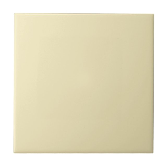 Lemon Yellow Chiffon Square Kitchen and Bathroom Tile (Front)