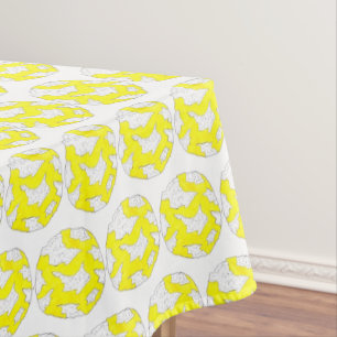 Lemon Yellow Crinkle Cookies Bake Sale Bakery Tablecloth
