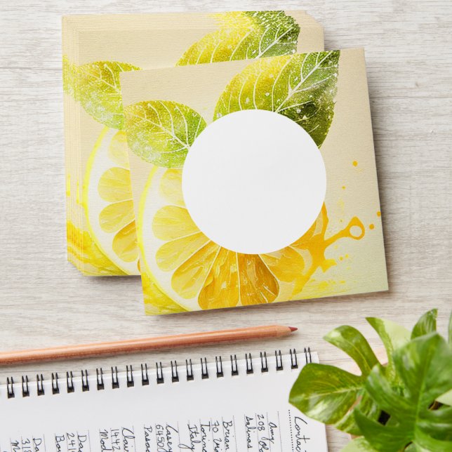 Lemon Yellow Envelope (Stacked)