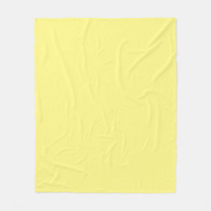 Lemon Yellow Fleece Blanket