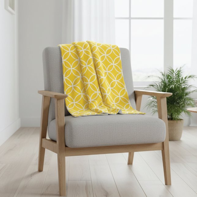 Lemon Yellow Fleece Blanket (Creator Uploaded)