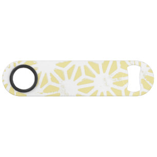 Lemon yellow geometric pattern