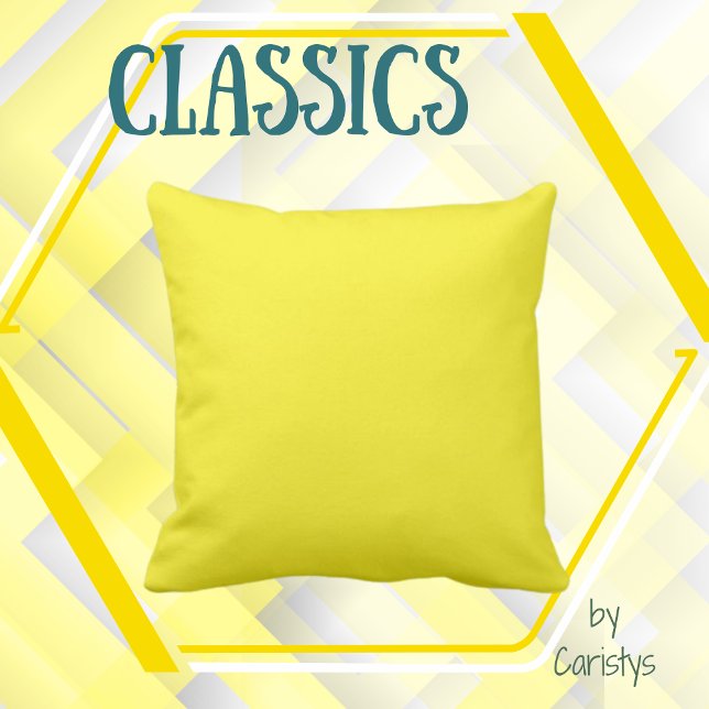 Lemon Yellow Indoor Cushion (Creator Uploaded)