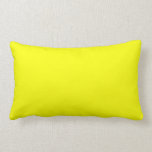 Lemon Yellow Lumbar Pillow 13" x 21"<br><div class="desc">This is for the pillow lovers. Cool!</div>