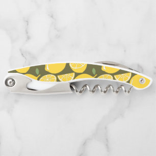Lemon Yellow Modern Fun Cute Corkscrew