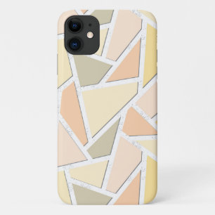 Lemon yellow mosaic pattern Case-Mate iPhone case