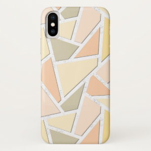 Lemon yellow mosaic pattern Case-Mate iPhone case
