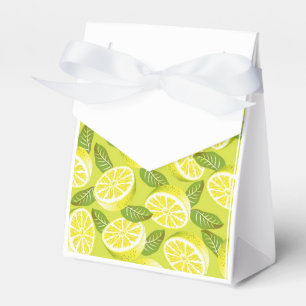 Lemon Yellow Party Favour Box