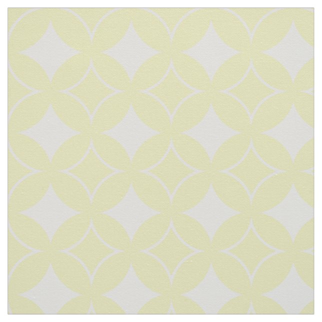 Lemon yellow shippo pattern fabric (Swatch)