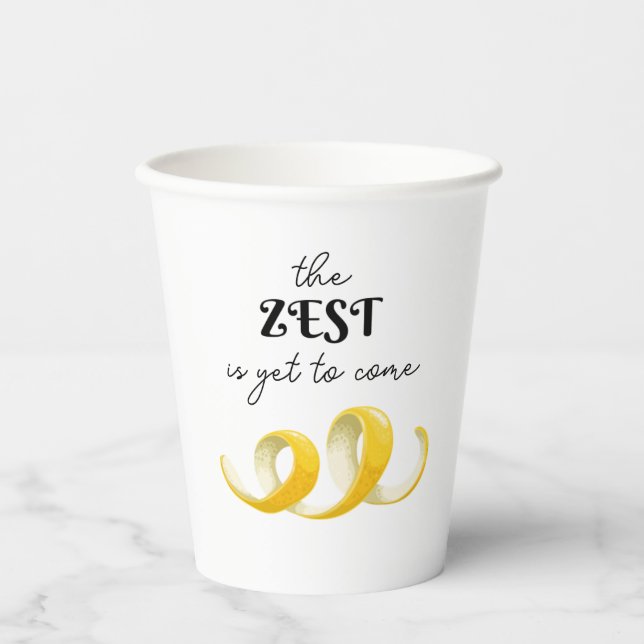 Lemon Zest Party Cup (Front)