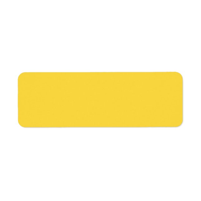 Lemon Zest Yellow Trend Colour Customised Template (Front)