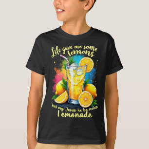 Lemonade Bible Life Gave Me Some Lemons Jesus Maki T-Shirt