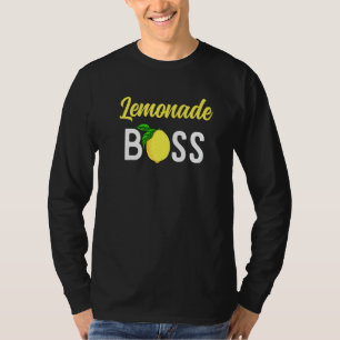 Lemonade Boss Entrepreneur Kid  Juice Stand Crew T-Shirt