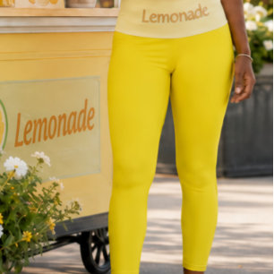 "LEMONADE" BY JEANIE DEE, NEW LOOK! HIGH WAIST CAPRI LEGGINGS