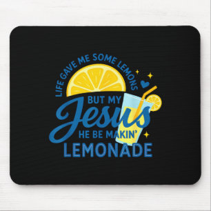 Lemonade Christian Apparel Religious Jesus  Mouse Pad