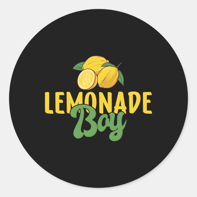 Lemonade Classic Round Sticker (Front)