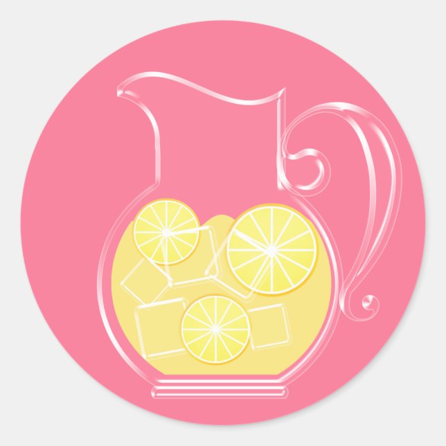Lemonade Classic Round Sticker (Front)