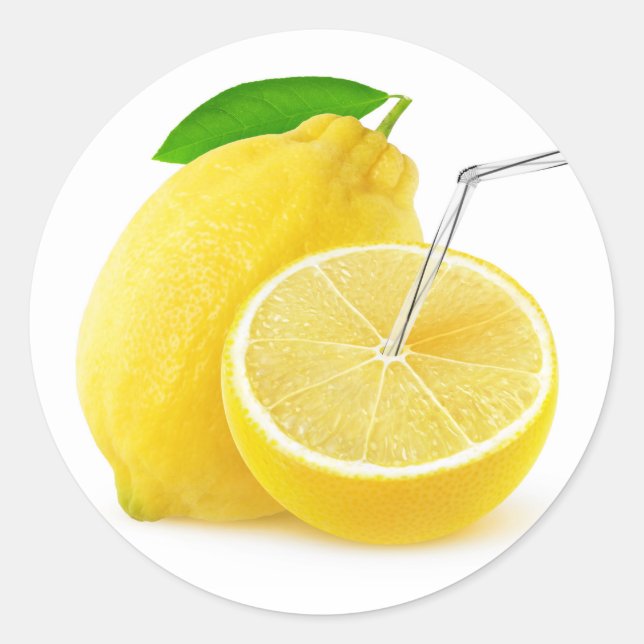Lemonade Classic Round Sticker (Front)