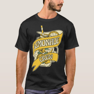 Lemonade Crew Cardboard Lemon Juice Business Lemon T-Shirt