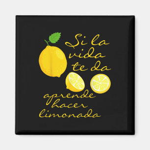 Lemonade Crew If Life Gives You Lemons Spanish Phr Magnet