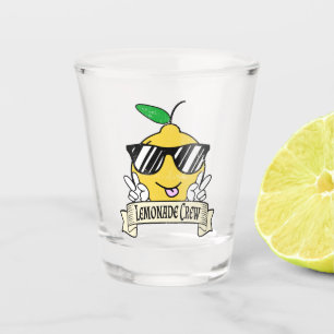 Lemonade Crew - Kawaii Peace Hand and Sunglasses Shot Glass