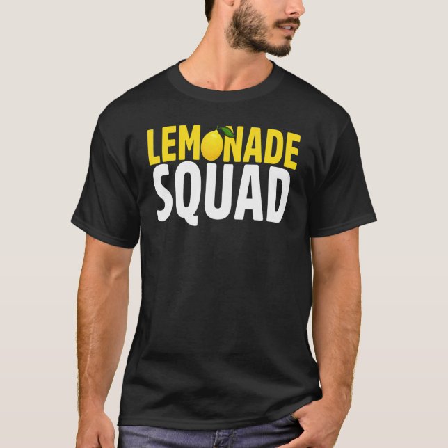 Lemonade Crew Lemon  Lemonade Squad Summer Fruit T-Shirt (Front)