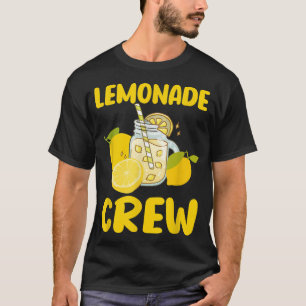 Lemonade Crew Lemon Slices Juice Summer Citrus Sum T-Shirt