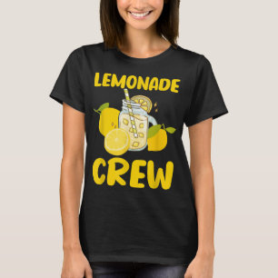 Lemonade Crew Lemon Slices Juice Summer Citrus Sum T-Shirt