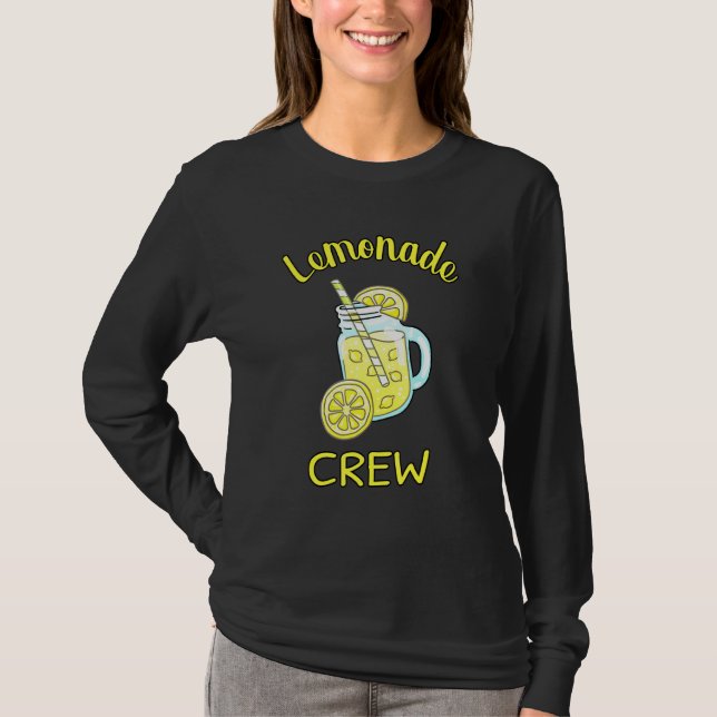 Lemonade Crew Lemonade Stand Boss Ceo Fun Entrepre T-Shirt (Front)