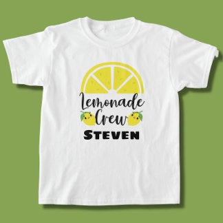 Lemonade Crew Personalised Lemonade Stand T-Shirt