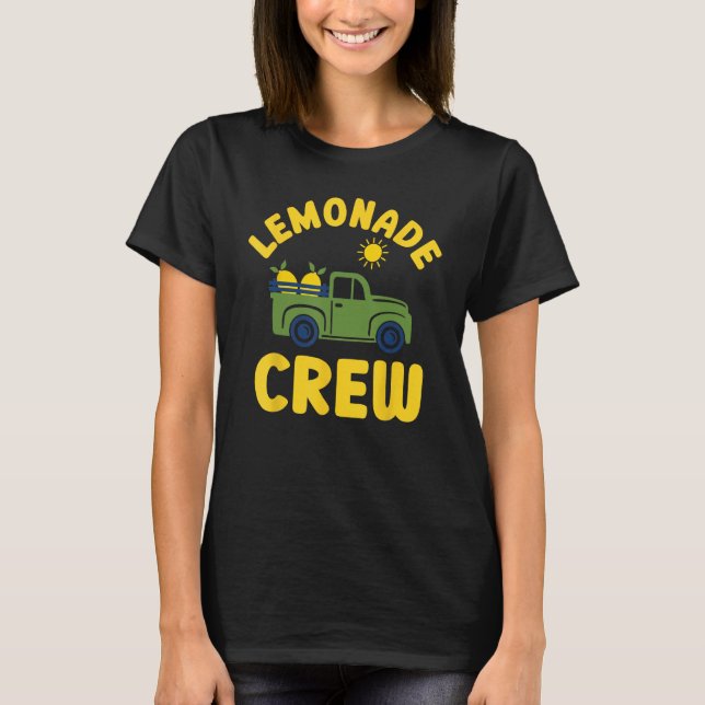 Lemonade Crew Shirt Boss Lemon Juice Lover Summer  (Front)