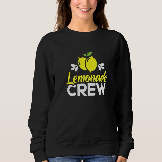 Lemonade Crew Summer Lemon Juice Sweatshirt (Front)