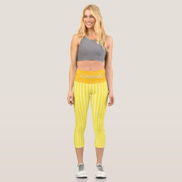 "LEMONADE" - CUSTOM HIGH WAISTED CAPRI