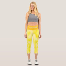 "LEMONADE" - CUSTOM HIGH WAISTED CAPRI