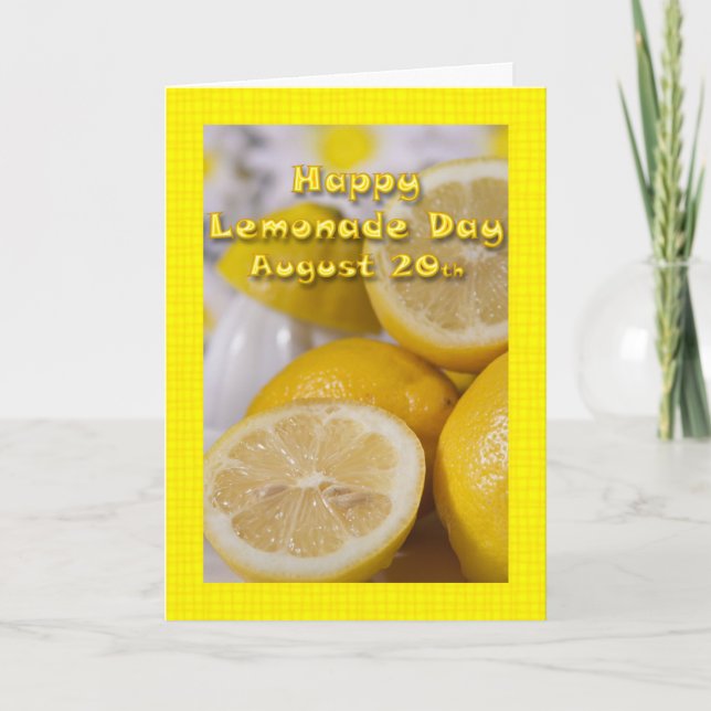 Lemonade Day Card August 20 (Front)