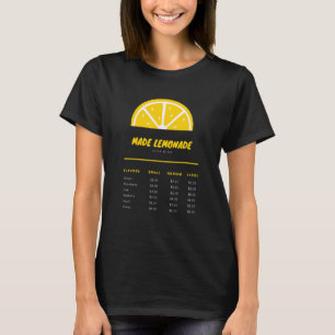 Lemonade Drink Menu Men Women Kids 1 T-Shirt