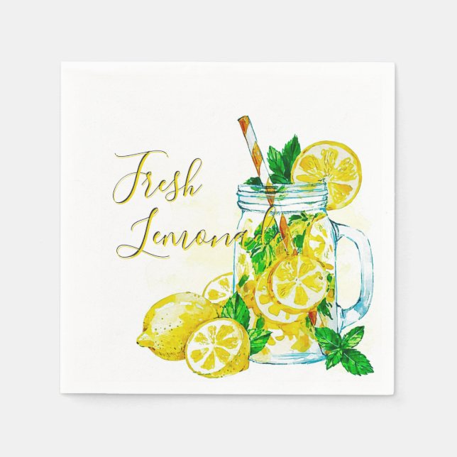 Lemonade Napkin (Front)