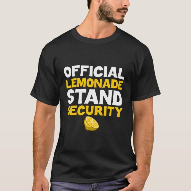 Lemonade Official Lemonade Stand Security Lemon T-Shirt (Front)