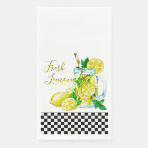Lemonade  paper guest towels napkin